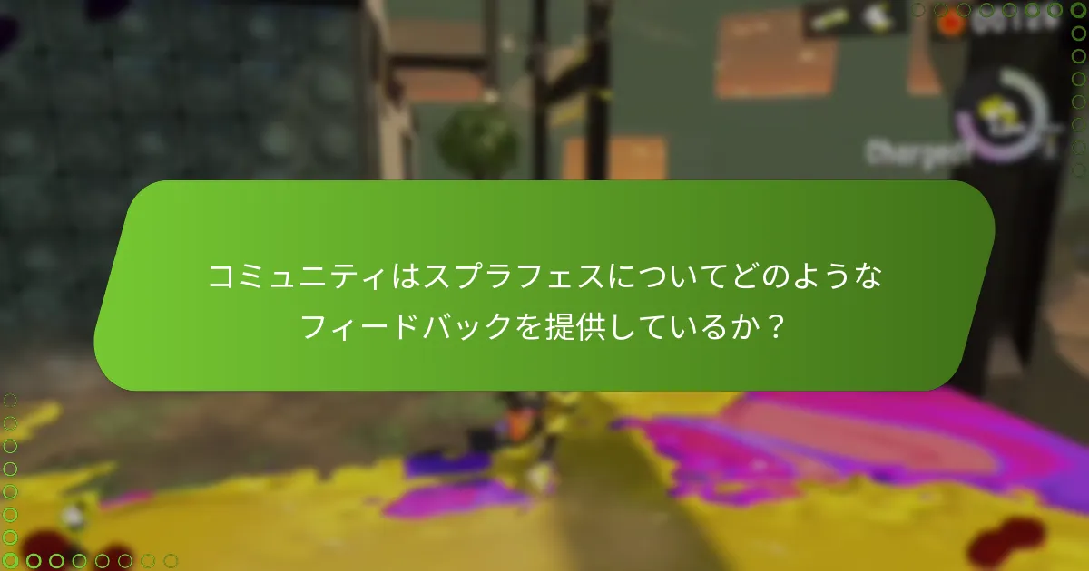 プレイヤーはどのようにスプラフェスの体験を共有できるか?